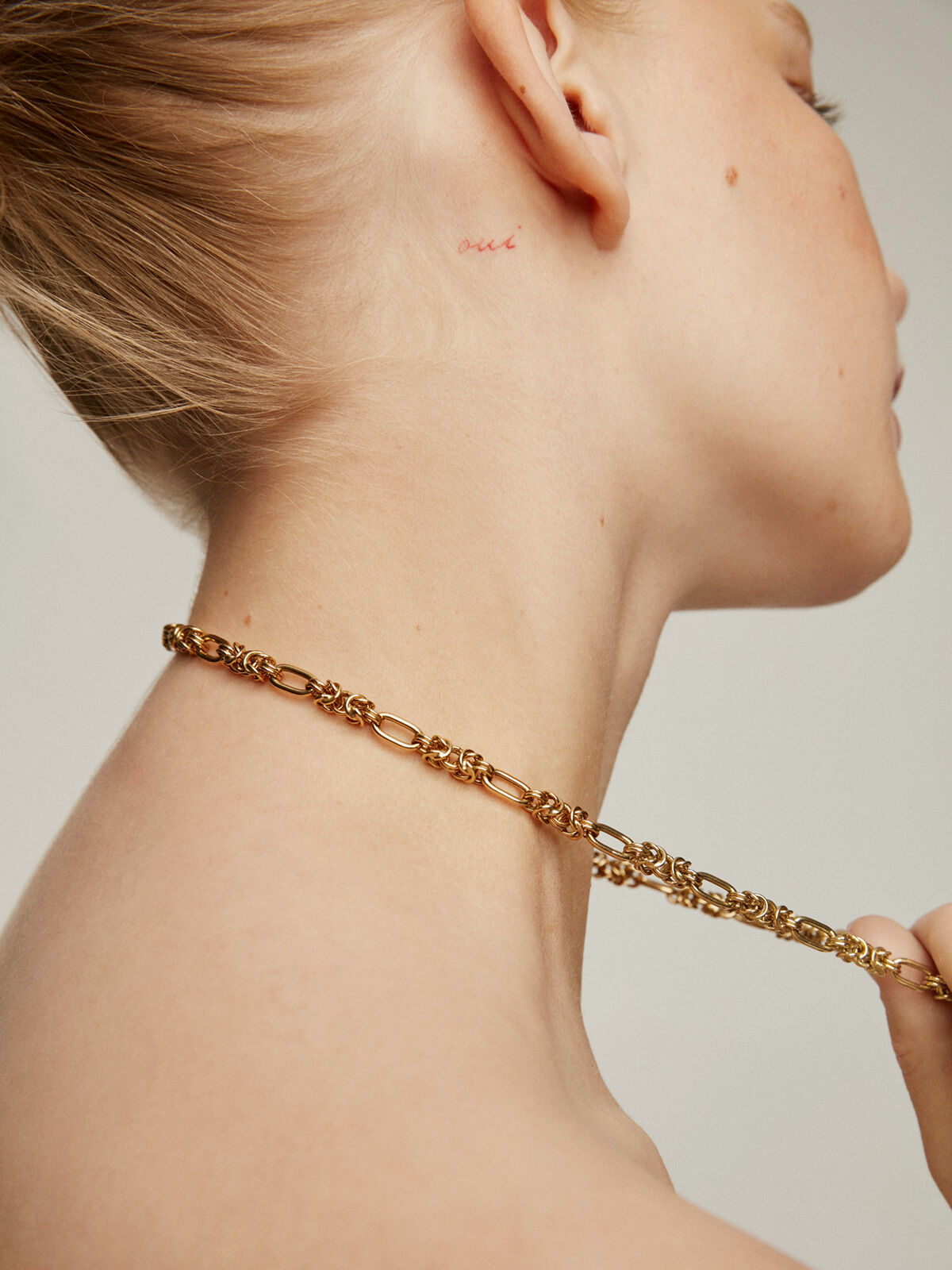 Happy Vibes Antique Copper Chain Necklace #3 – Palettes and Petals