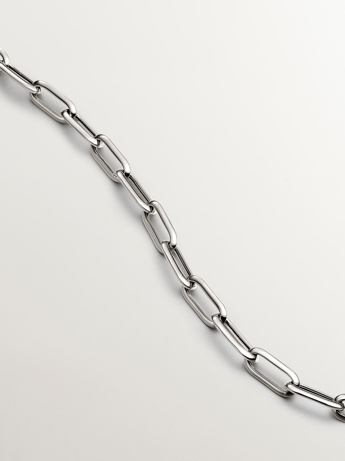 925 Silver rectangular link chain | Aristocrazy