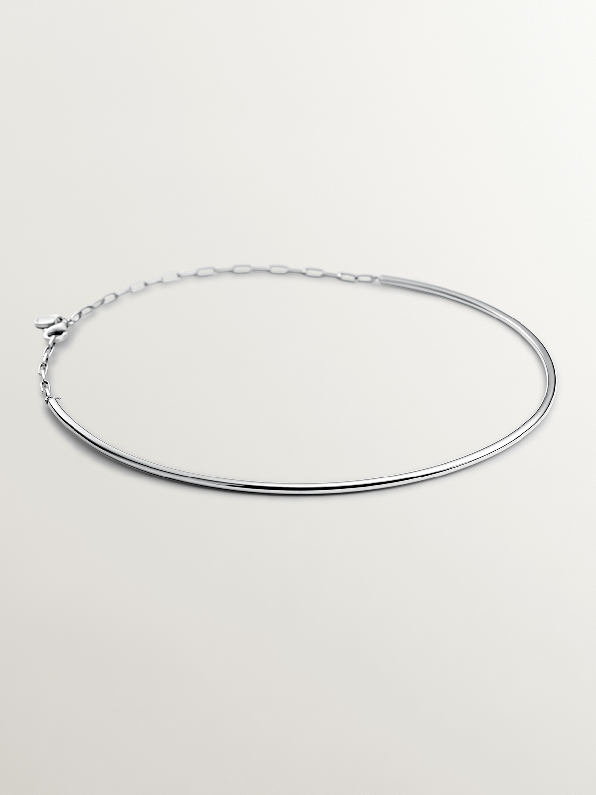 Collier rigide en argent 925