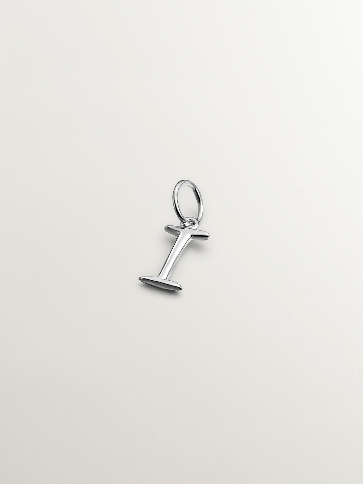 Charm en argent 925 avec initiale I