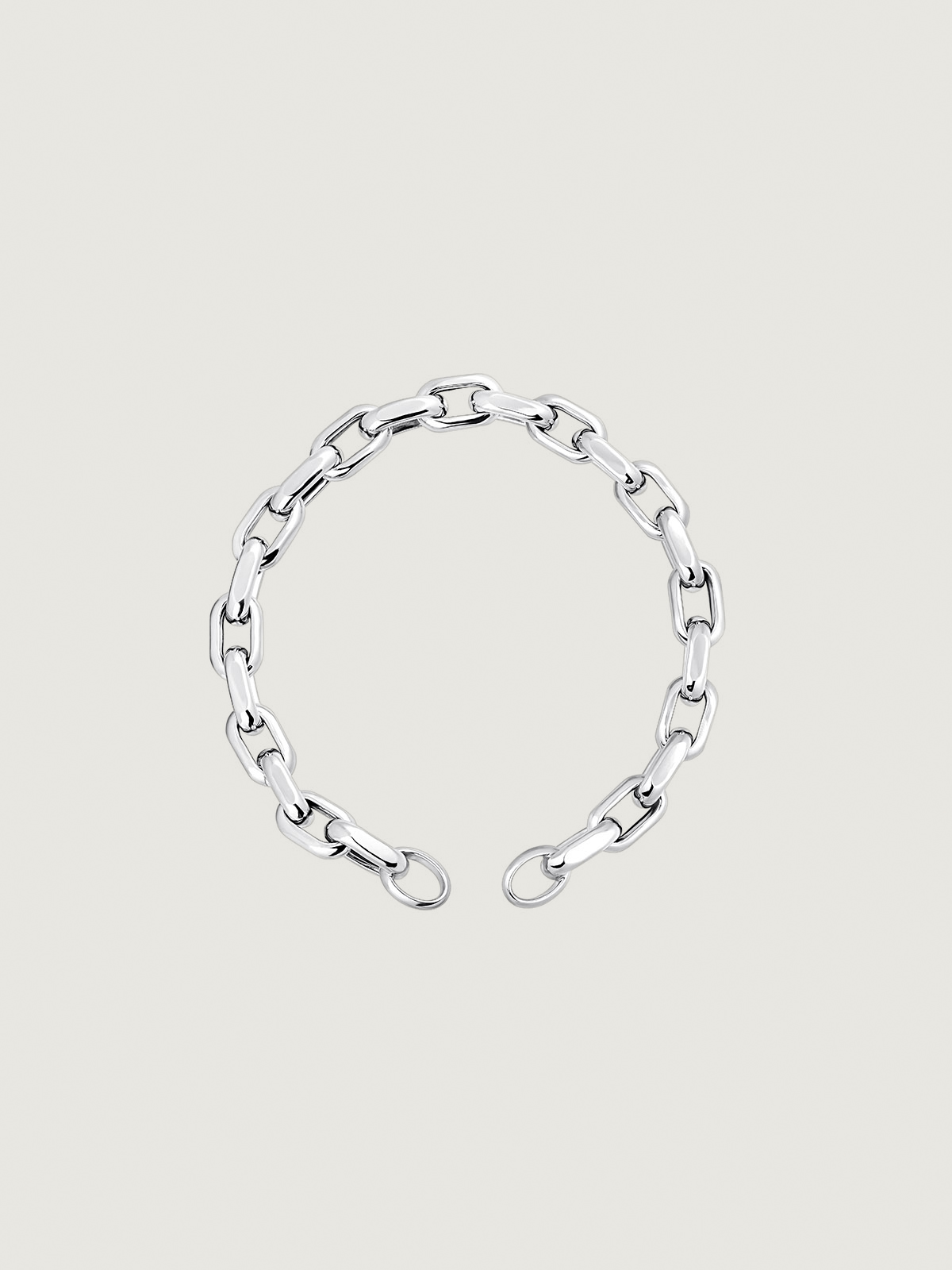 Bracelet de chaîne maillons forza en argent 925