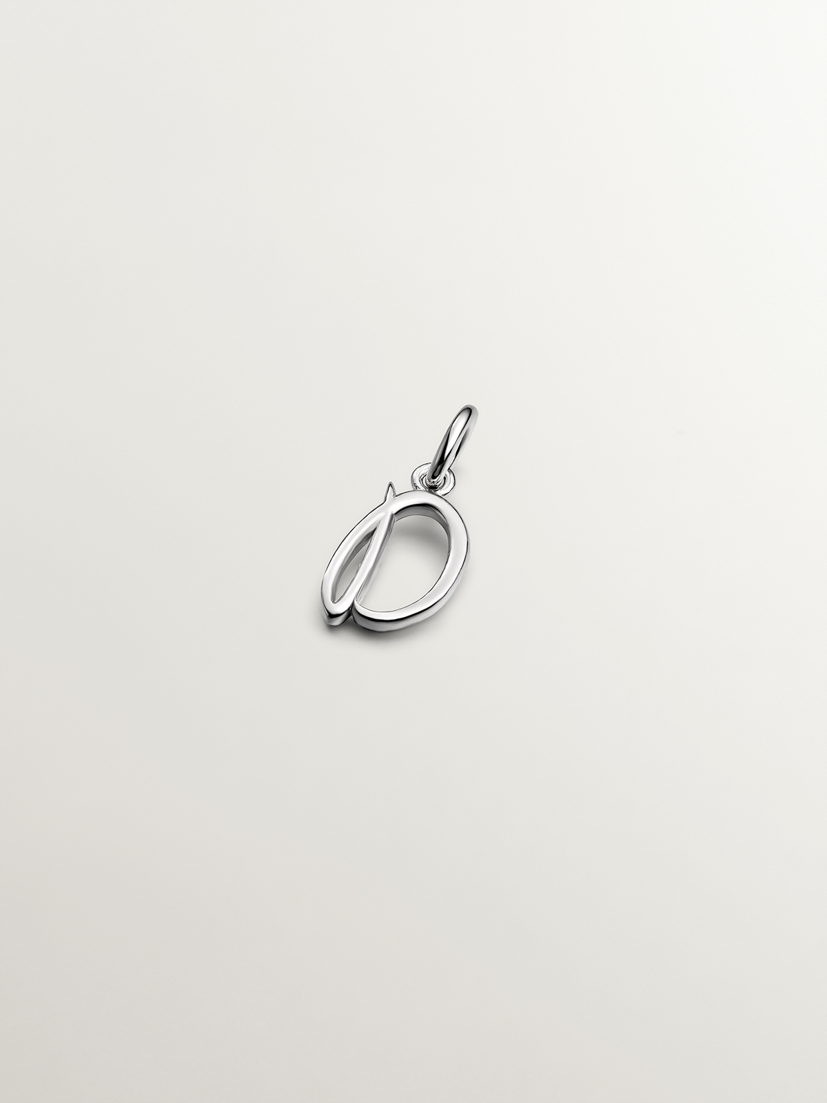 Charm en argent 925 avec initiale D