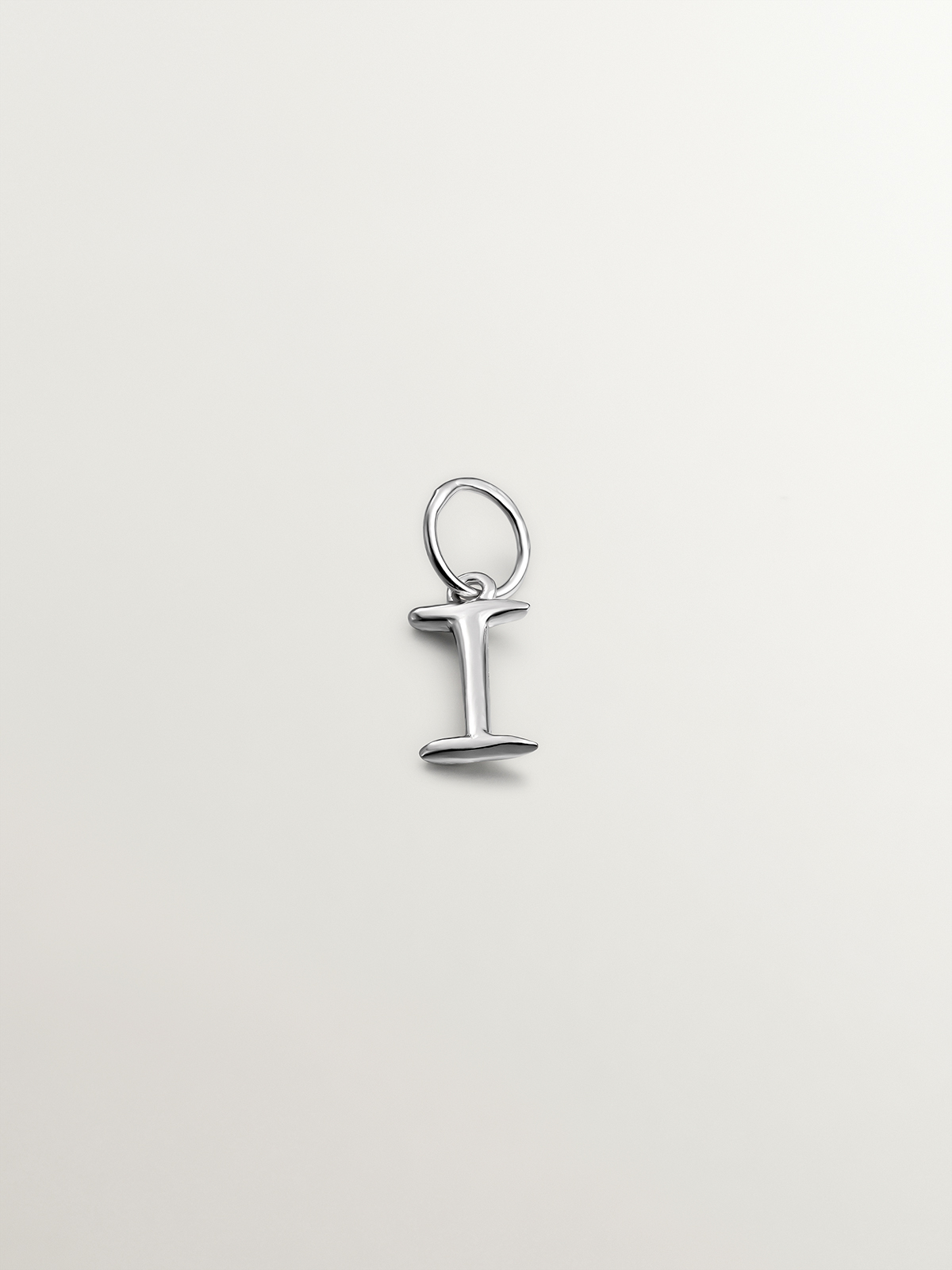 Charm en argent 925 avec initiale I